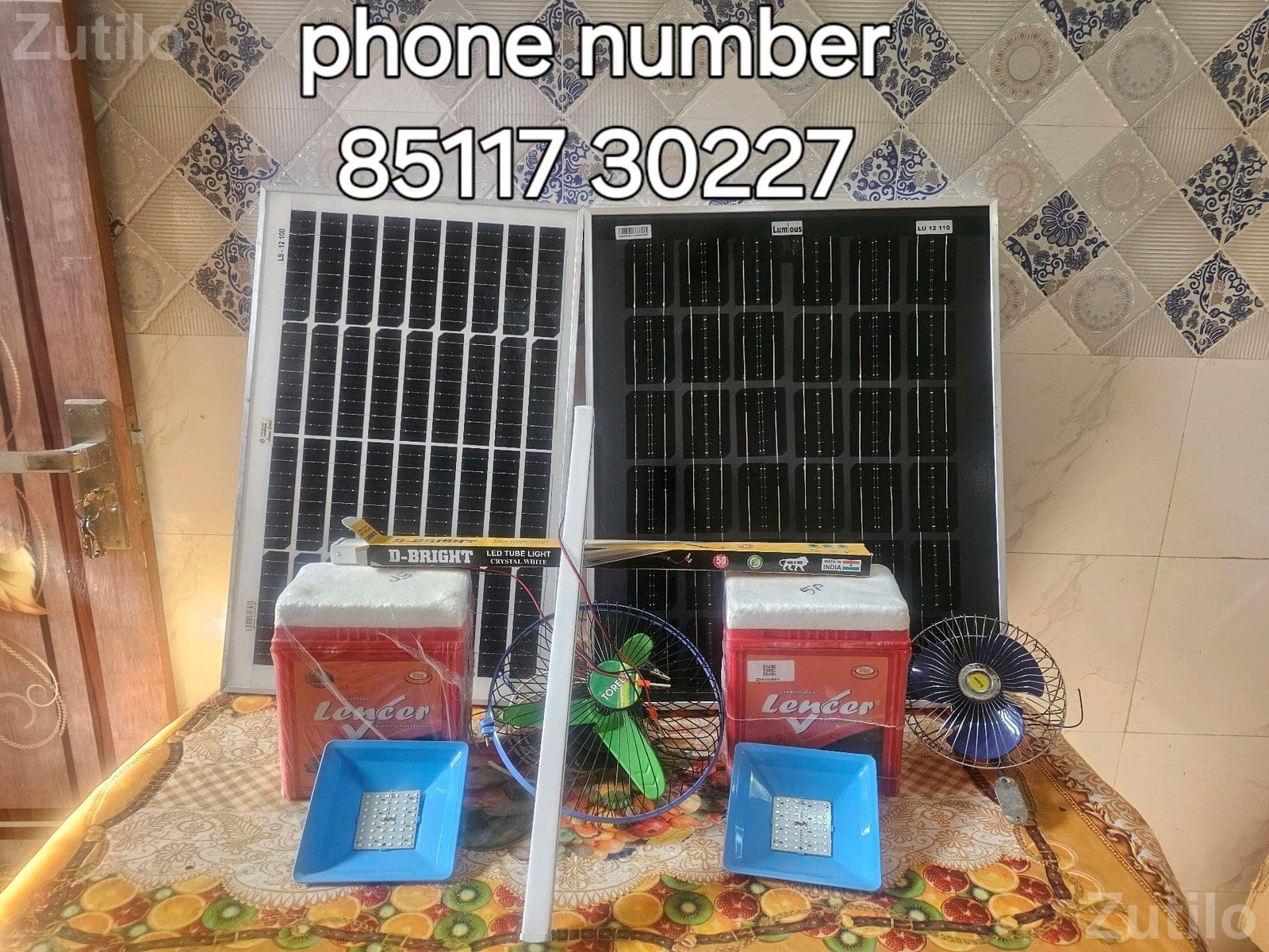 Solar Home Light System for Home and Store - અન્ય ઘરેલુ ઉપકરણો - ભરૂચ - Image 2