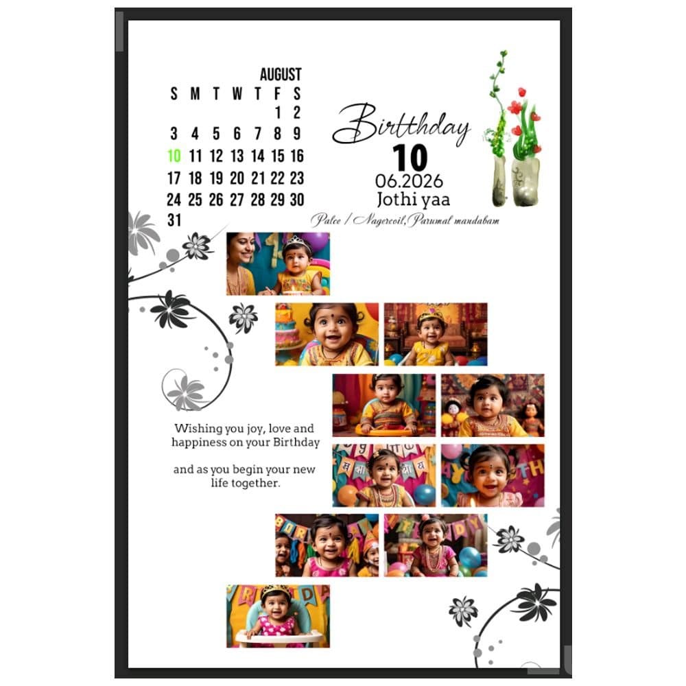 Custom Photo Keychain and Birthday Photo Frame - Event Items - Amod - Image 3
