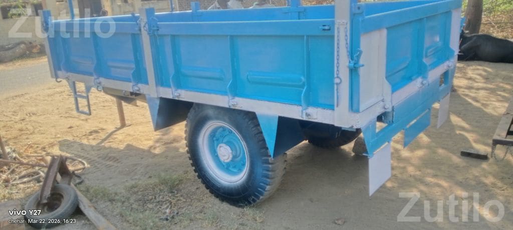 Metal Utility Trailer Trolley - Tractors - Lunawada - Image 4