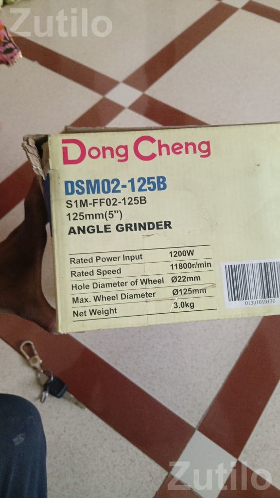 DongCheng DSM02-125B Angle Grinder 125mm - Tools & Hardware - Bharuch City - Image 2