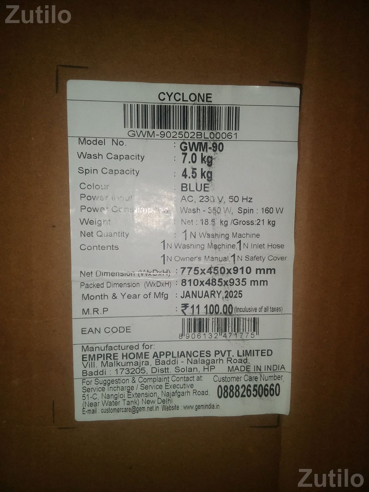 Semi Automatic Washing Machine Like New - Washing Machines - Vadodara City - Image 2