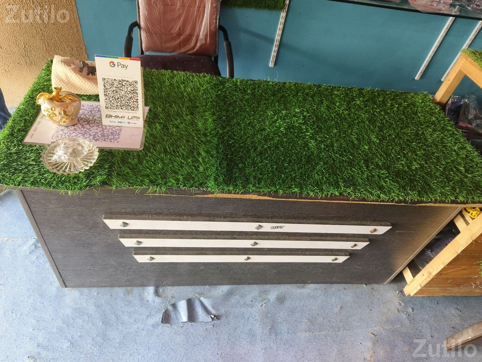 Wooden Office Table with Storage Drawers