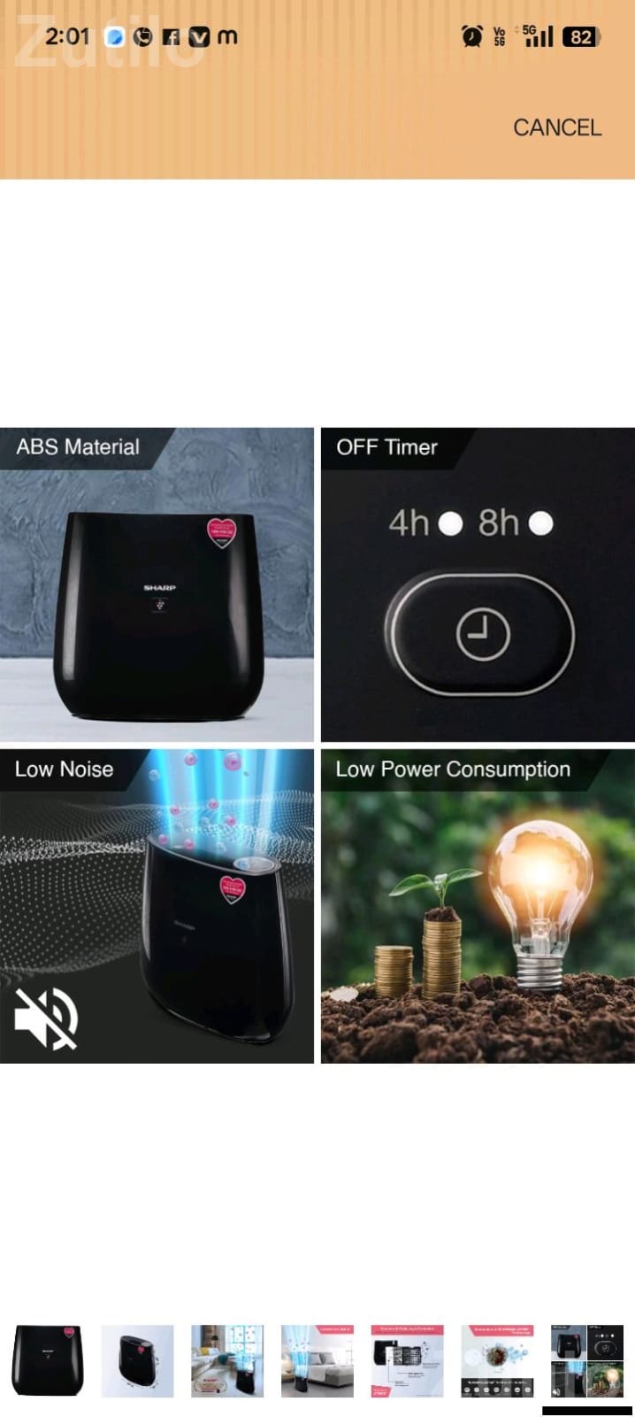 Sharp FP-JA30M-B Air Purifier with HEPA Filter - Other Home Appliances - Veraval - Image 4