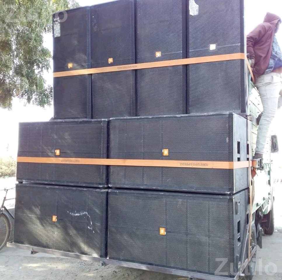 DJ Bass Audio Speaker Set with Mid Cabinets - Event Items - Halvad - Image 3