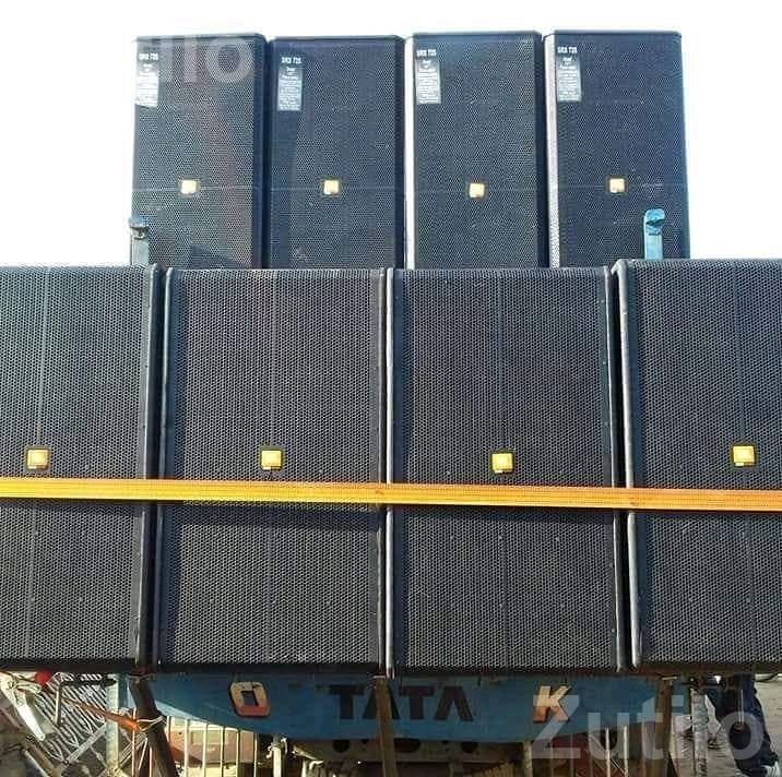 DJ Bass Audio Speaker Set with Mid Cabinets