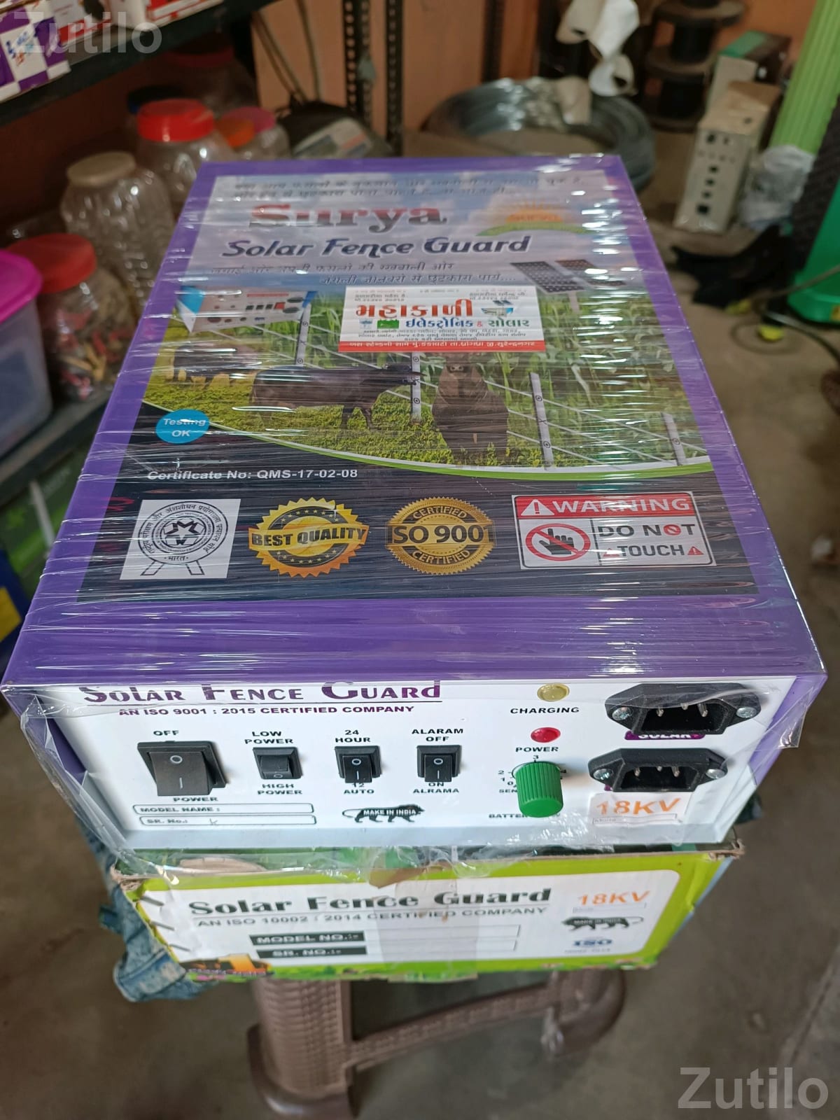 Solar Fence Guard 18KV Zatka Machine