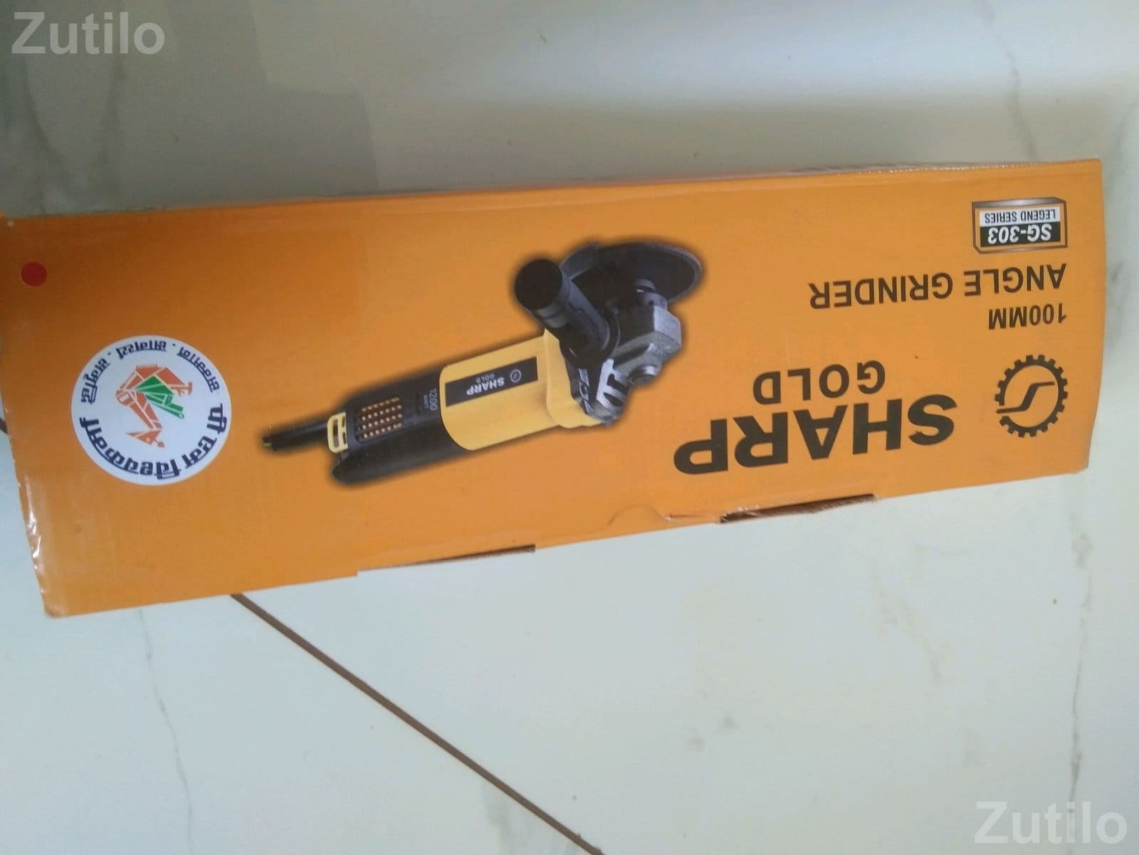 Sharp Gold 100mm Angle Grinder Kit