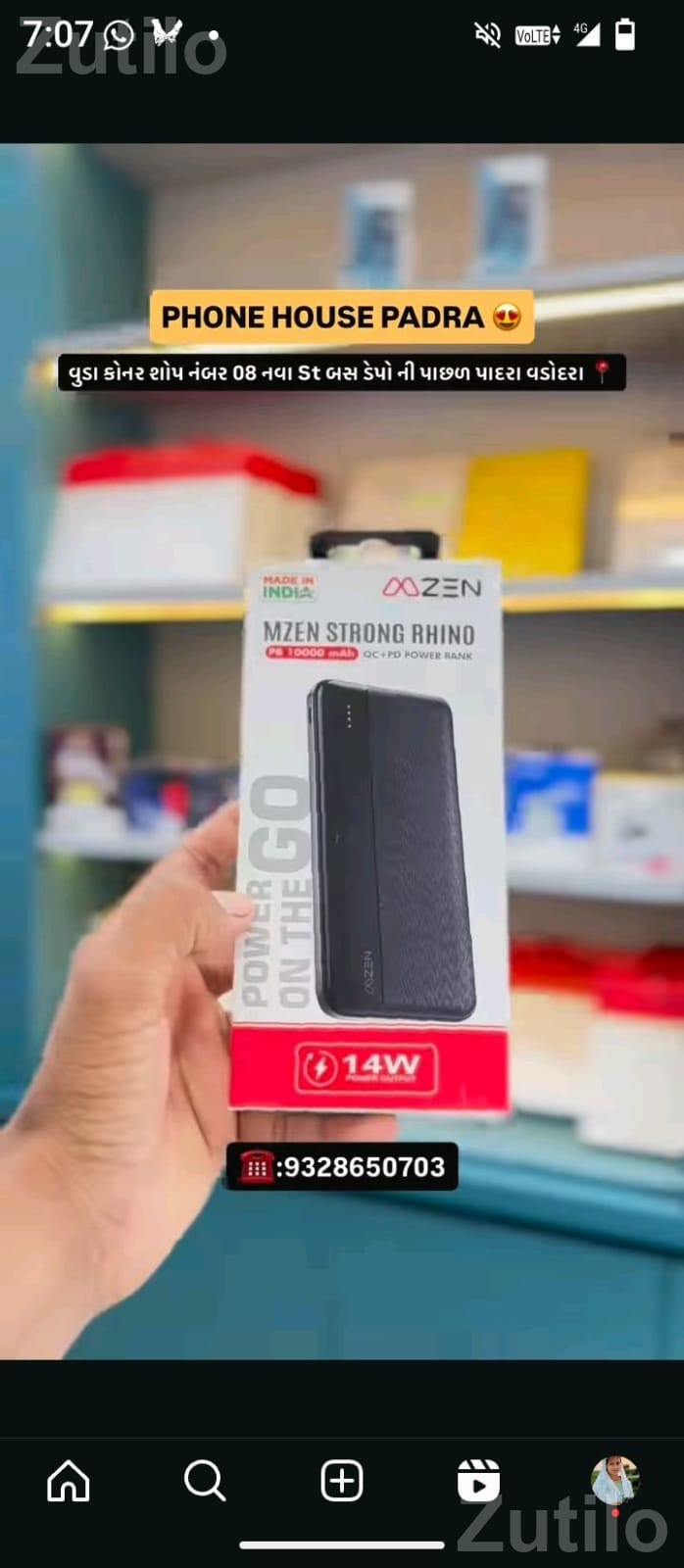 MZEN Strong Rhino 10000mAh Power Bank MZEN Strong Rhino 10000mAh Power Bank
