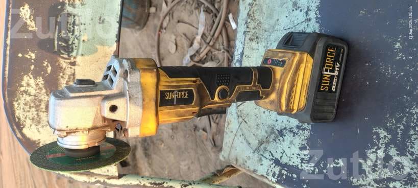 Sunforce 21V Battery Angle Grinder Set - Tools & Hardware - Bhuj - Image 2