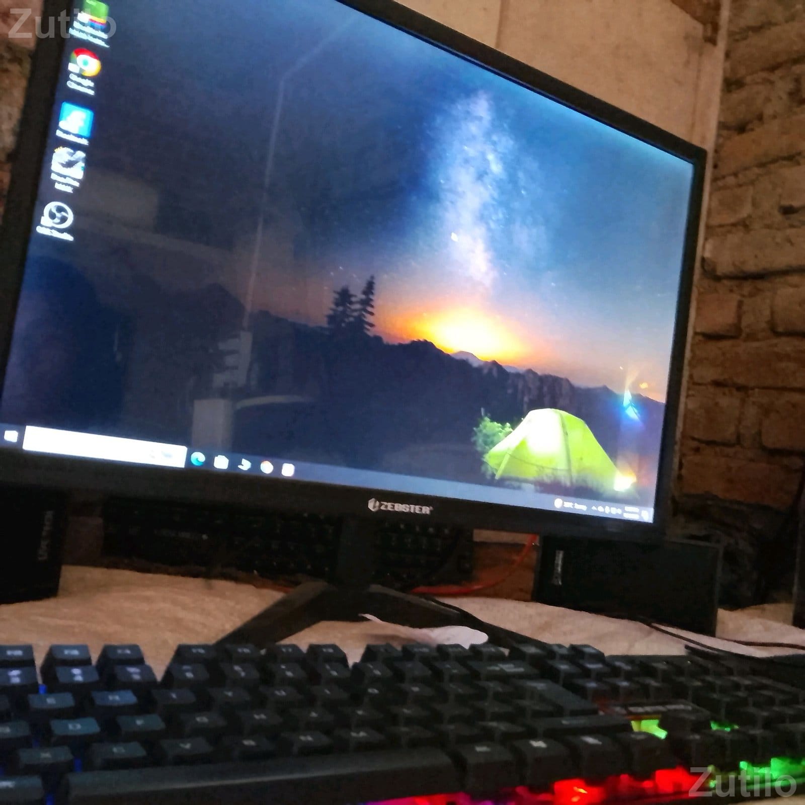 Desktop Computer Set with Monitor and RGB Cabinet - Laptops & Computers - Savarkundla - Image 2