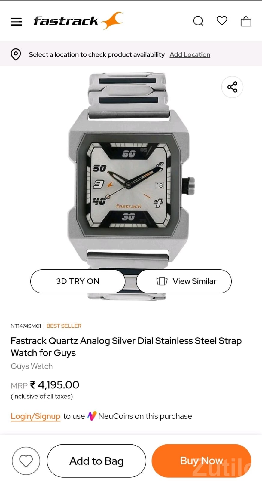 Fastrack Analog Wrist Watch for Men - Fashion Accessories - Bhavnagar City - Image 5