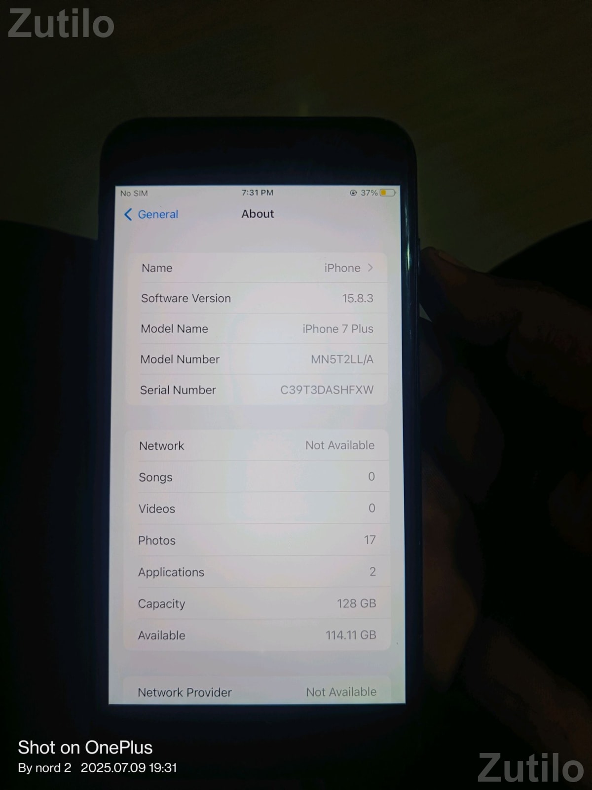 Apple iPhone 7 Plus 128GB with 100% Battery - Mobile Phones - Patan City - Image 3
