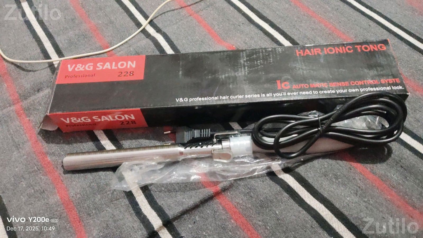 Hair Ionic Tong Curler V&G Salon 228 - Other Home Appliances - Siddhpur - Image 2