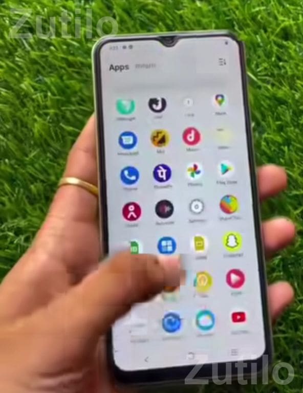 Android Smartphone with Waterdrop Display