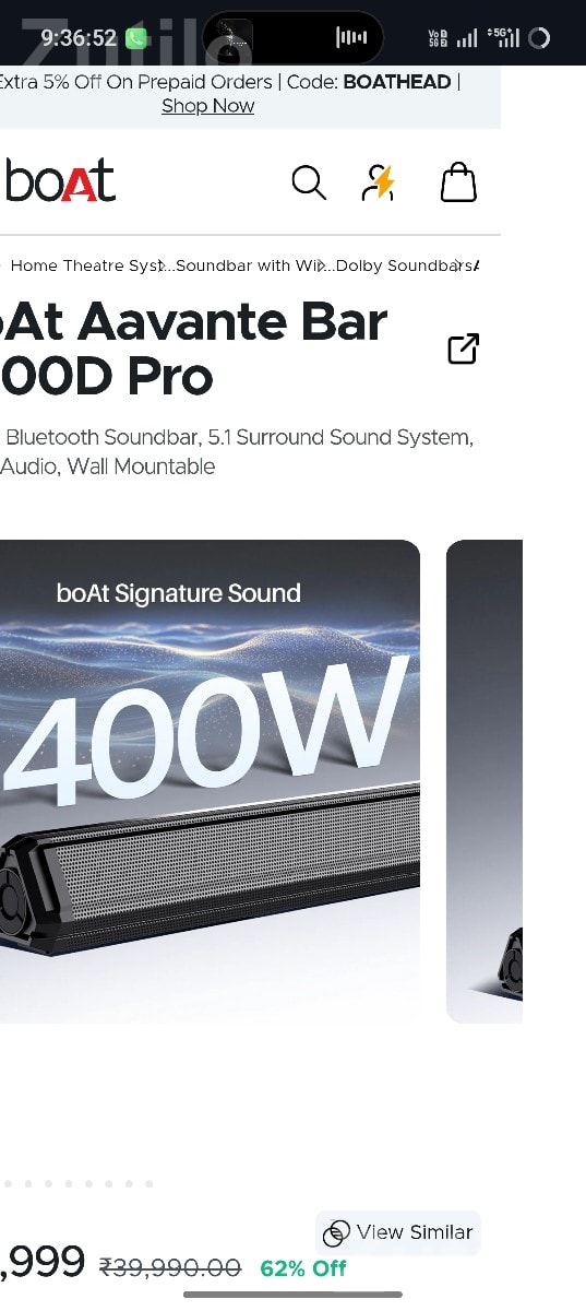 boAt Aavante Bar 3200D Pro Soundbar - Accessories - Jamkandorna - Image 2
