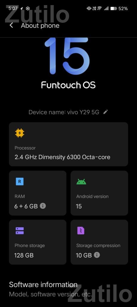 Vivo Y29 5G 6GB RAM 128GB Phone - મોબાઇલ ફોન - લાખતર - Image 4
