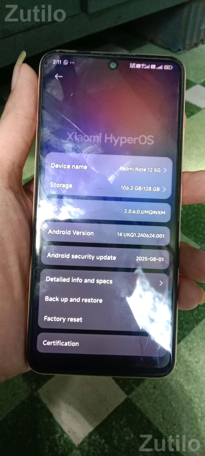 Redmi Note 12 Pro 5G with Box and Charger - મોબાઇલ ફોન - સુરત શહેર - Image 2