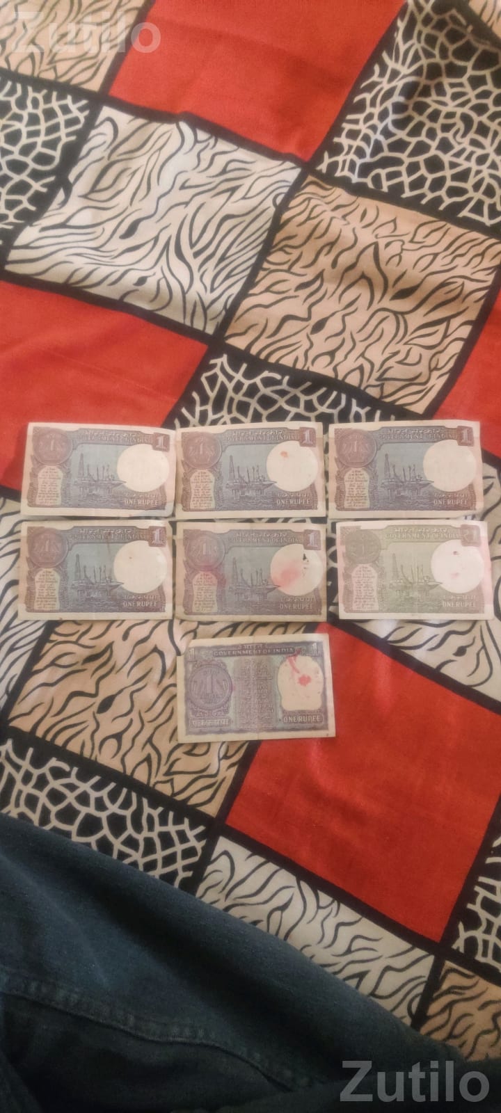 Old Indian One Rupee Note Collection - Other Hobby Items - Olpad - Image 2