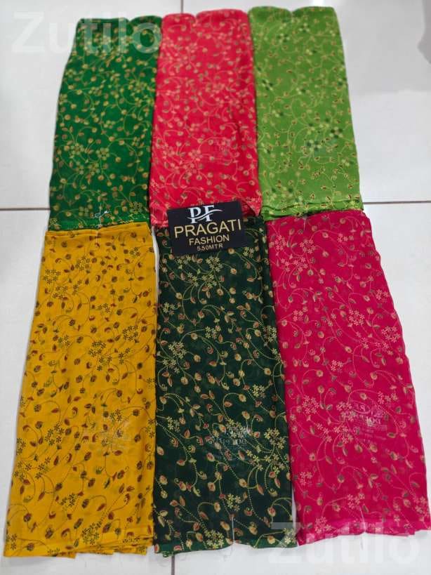 Printed Dress Material Fabric 5.5 Meter - મહિલાઓના કપડા - મુળી - Image 5