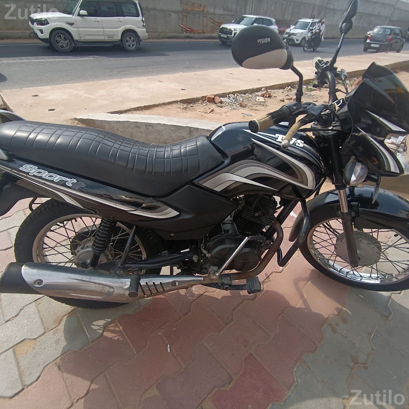 TVS Sport Black Motorcycle - બાઇક્સ - પાલનપુર - Image 3
