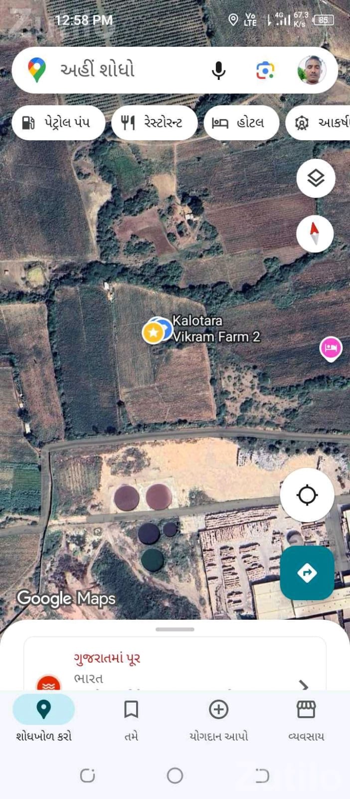 6 Vigha Agricultural Land Near Narmada Canal - Land & Plots - Halvad - Image 3