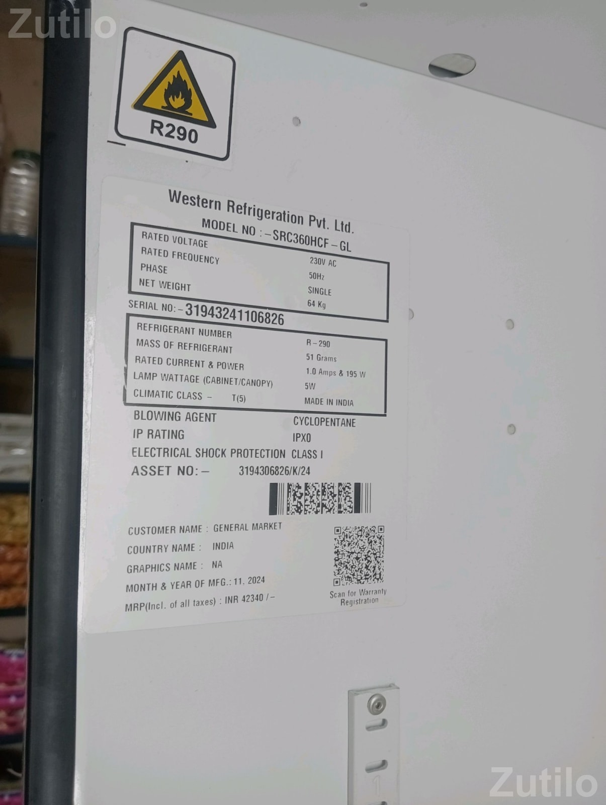 Western Commercial Display Refrigerator - Refrigerators - Chhatral - Image 2