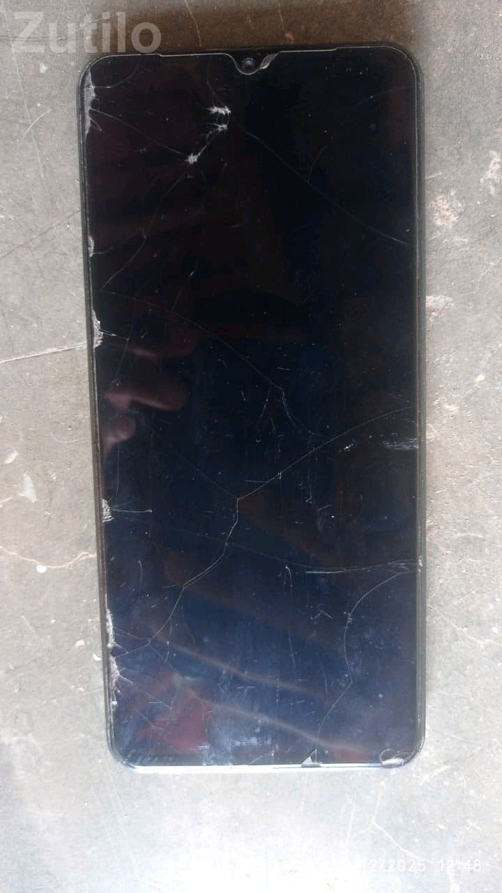 Smartphone with Cracked Display