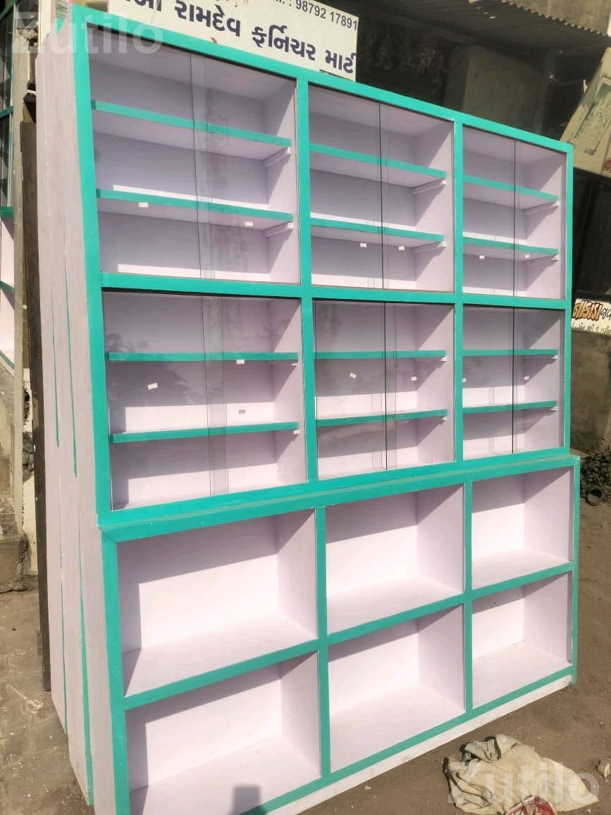 Display Counter Cabinet with Glass Shelves Display Counter Cabinet with Glass Shelves