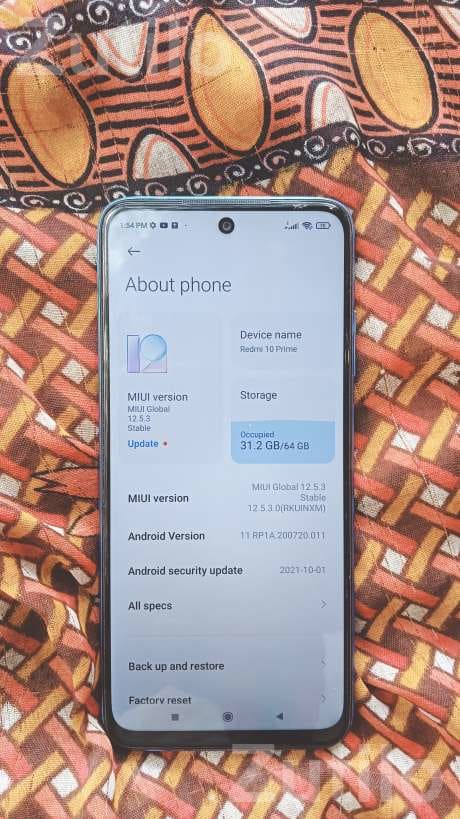 Redmi 10 Prime Smartphone - મોબાઇલ ફોન - રાજકોટ શહેર - Image 5