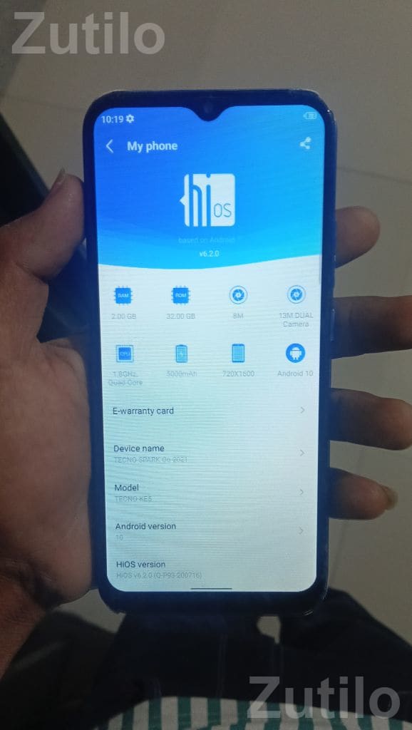 Tecno Spark Go 2021 Smartphone Blue - મોબાઇલ ફોન - રાજકોટ શહેર - Image 2