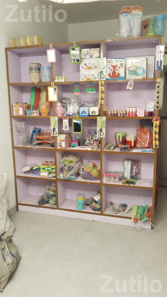 Shop Display Rack 7x6 Wooden Shelving Unit
