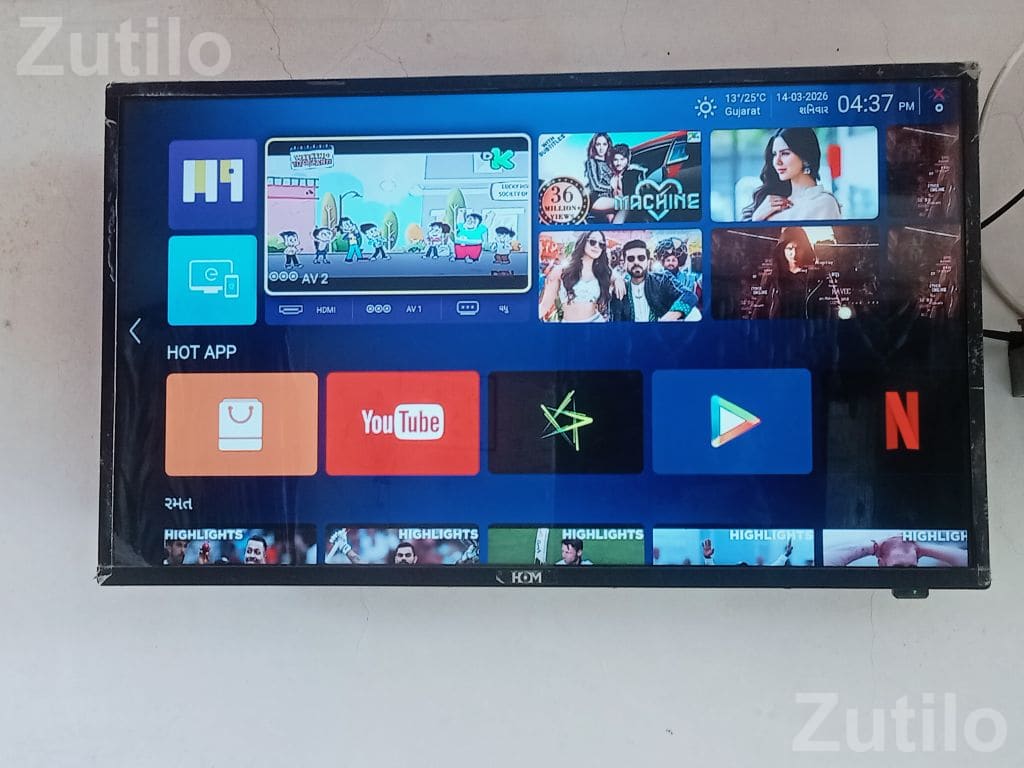32 Inch Android Smart LED TV with Remote - ટીવી - રાજકોટ શહેર - Image 3