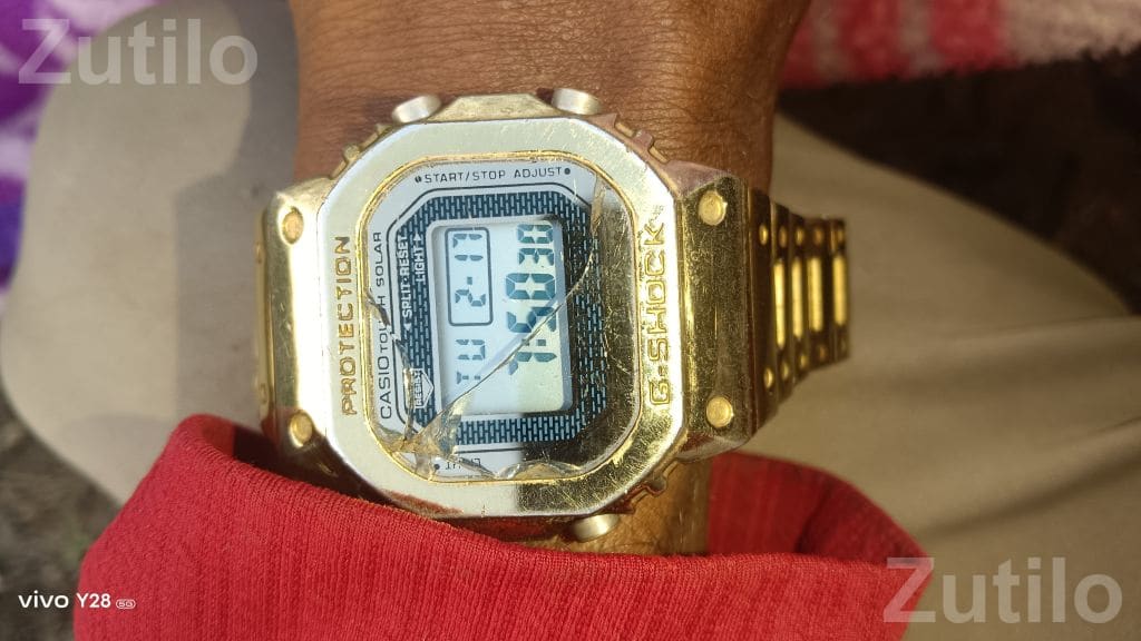Casio G-Shock Gold Digital Wrist Watch
