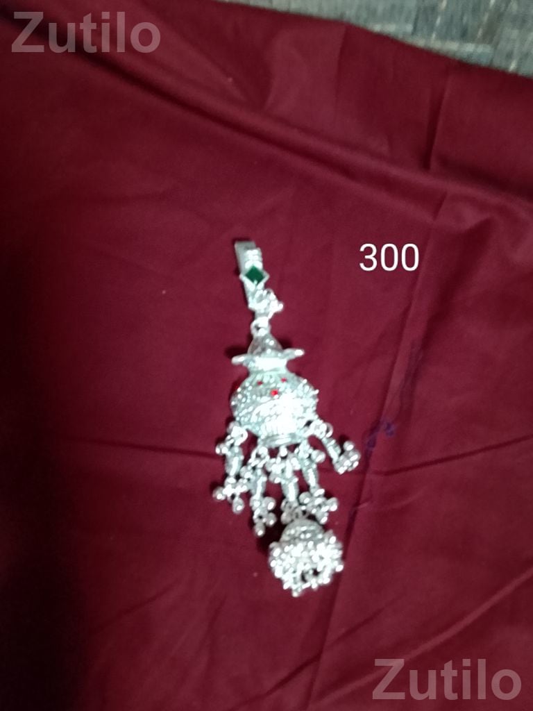 Traditional Silver Tone Kada Necklace - ફેશન ઍક્સેસરીઝ - રાજકોટ શહેર - Image 3
