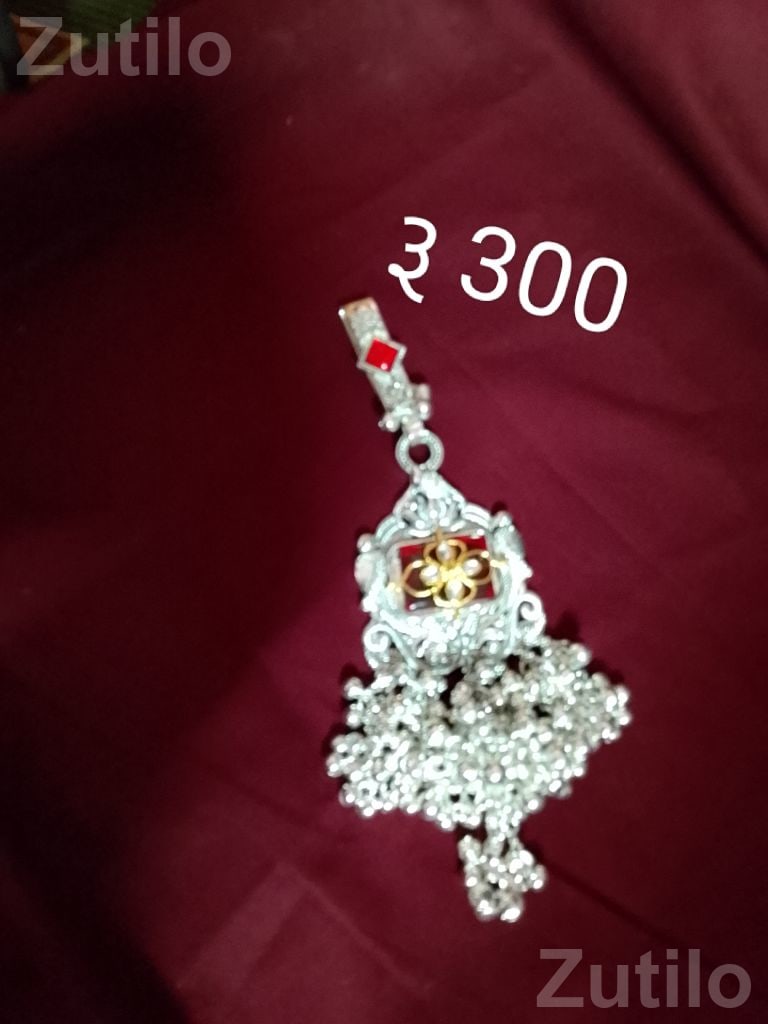 Traditional Silver Tone Kada Necklace - ફેશન ઍક્સેસરીઝ - રાજકોટ શહેર - Image 4