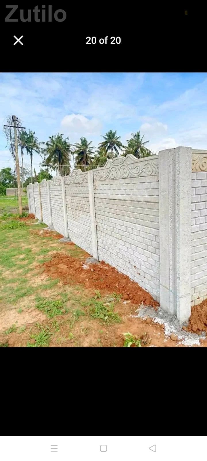 RCC Folding Wall Cement Fencing Panels - ટૂલ્સ અને હાર્ડવેર - કોટડા સાંગાણી - Image 2
