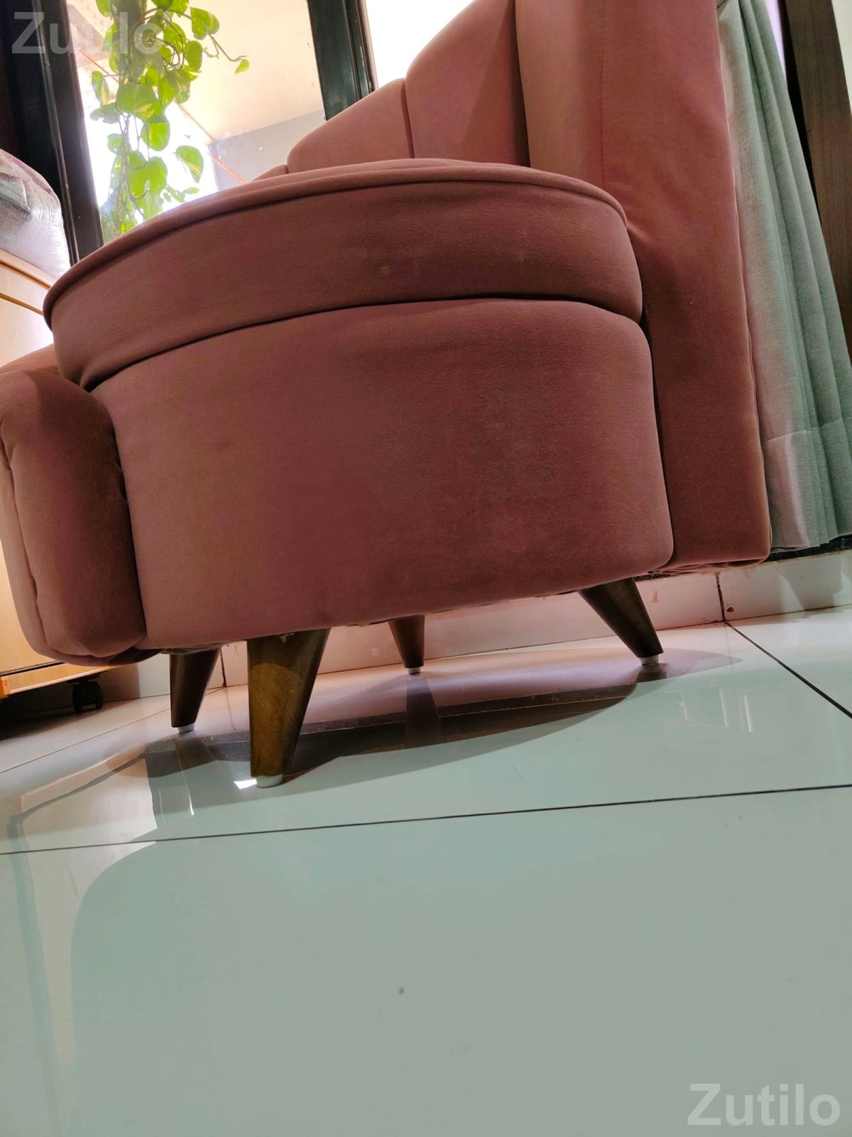 Pink Accent Lounge Chair 3 Year Old - સોફા સેટ - રાજકોટ શહેર - Image 2