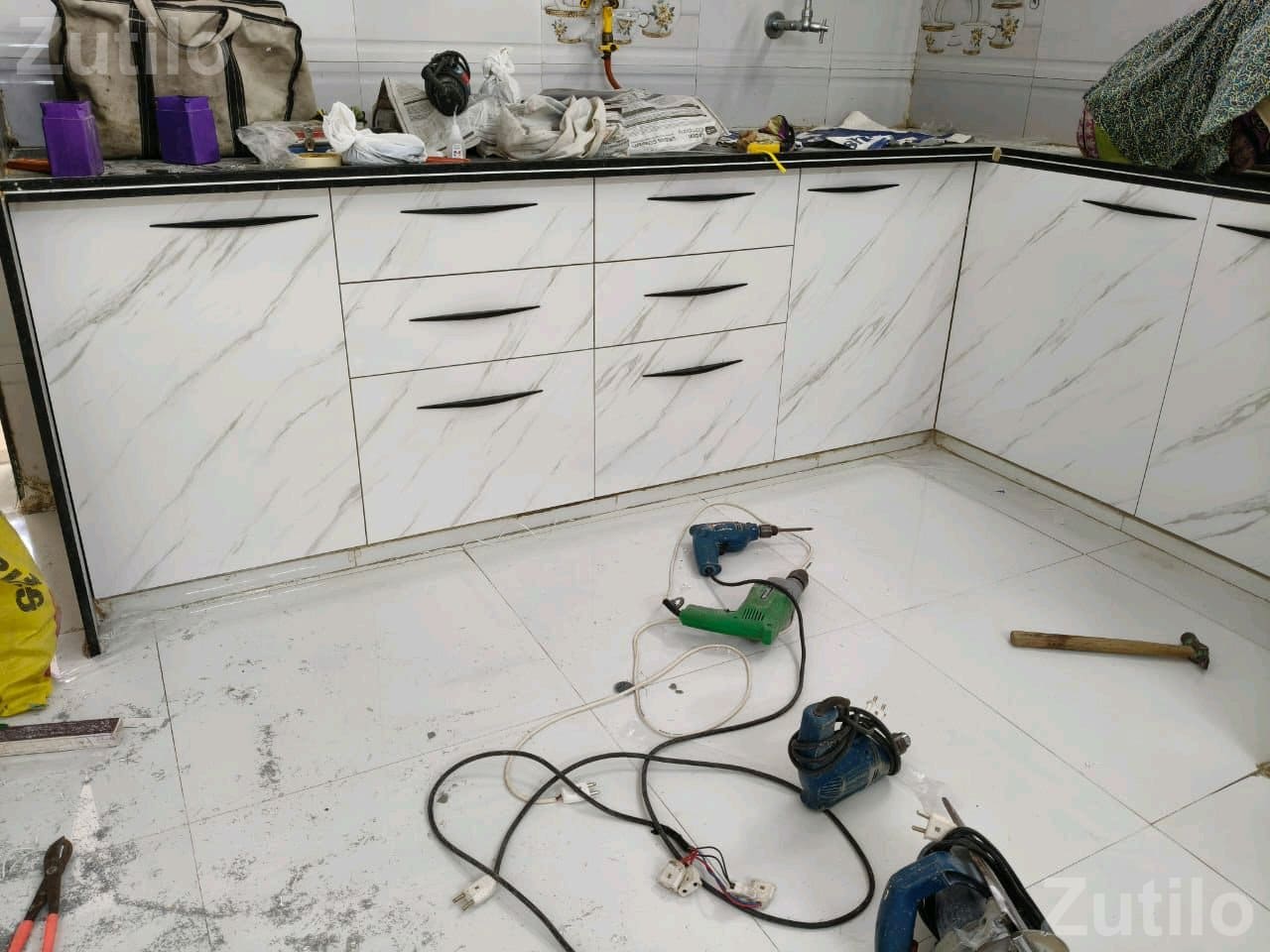 PVC Modular Kitchen and Storage Furniture - કબાટ અને સ્ટોરેજ - રાજકોટ શહેર - Image 4