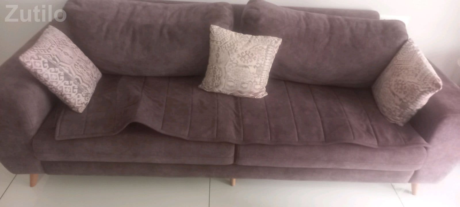 Sofa Set with Puffy and King Chair - સોફા સેટ - રાજકોટ શહેર - Image 4