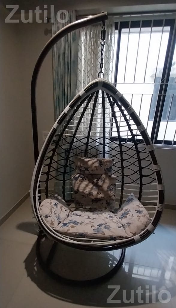 Indoor Hanging Swing Chair with Cushion - Sofa Sets - Junagadh City - Image 3