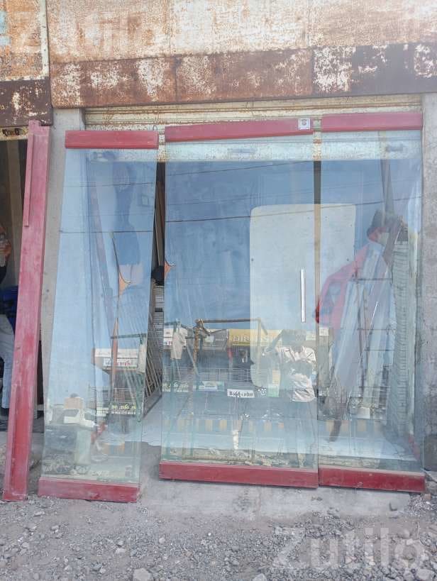 Glass Shop Front Door with Frame