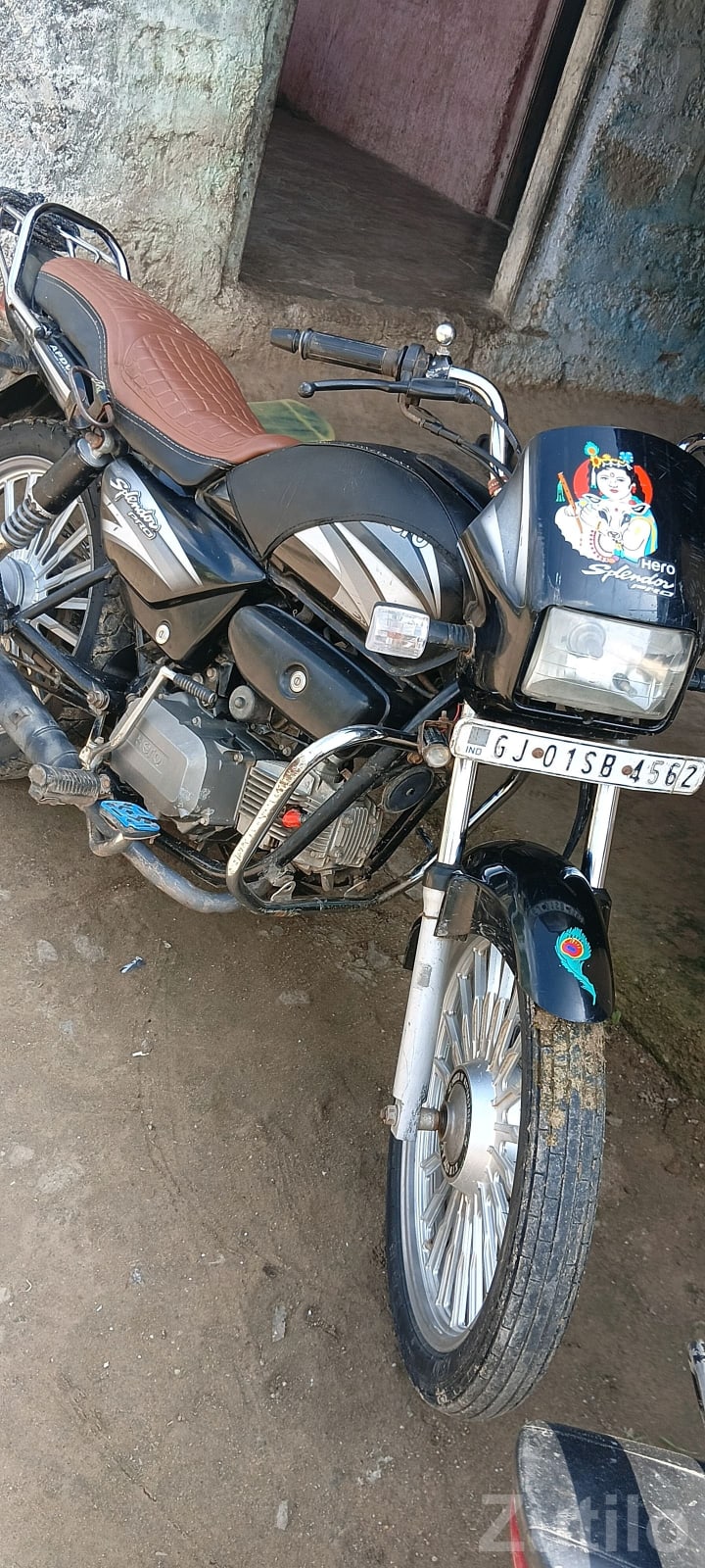 Hero Splendor Pro Black Motorcycle