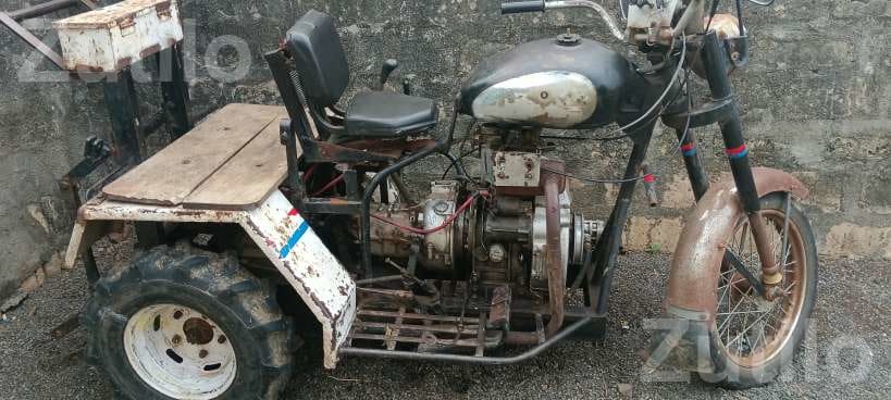 Motorized Cargo Lari with Front Bike Setup - Auto Rickshaws - Savarkundla - Image 3