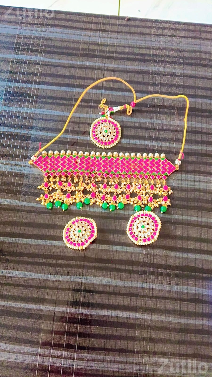 Pink Embroidered Chaniya Choli Set - Ethnic Wear - Keshod - Image 2