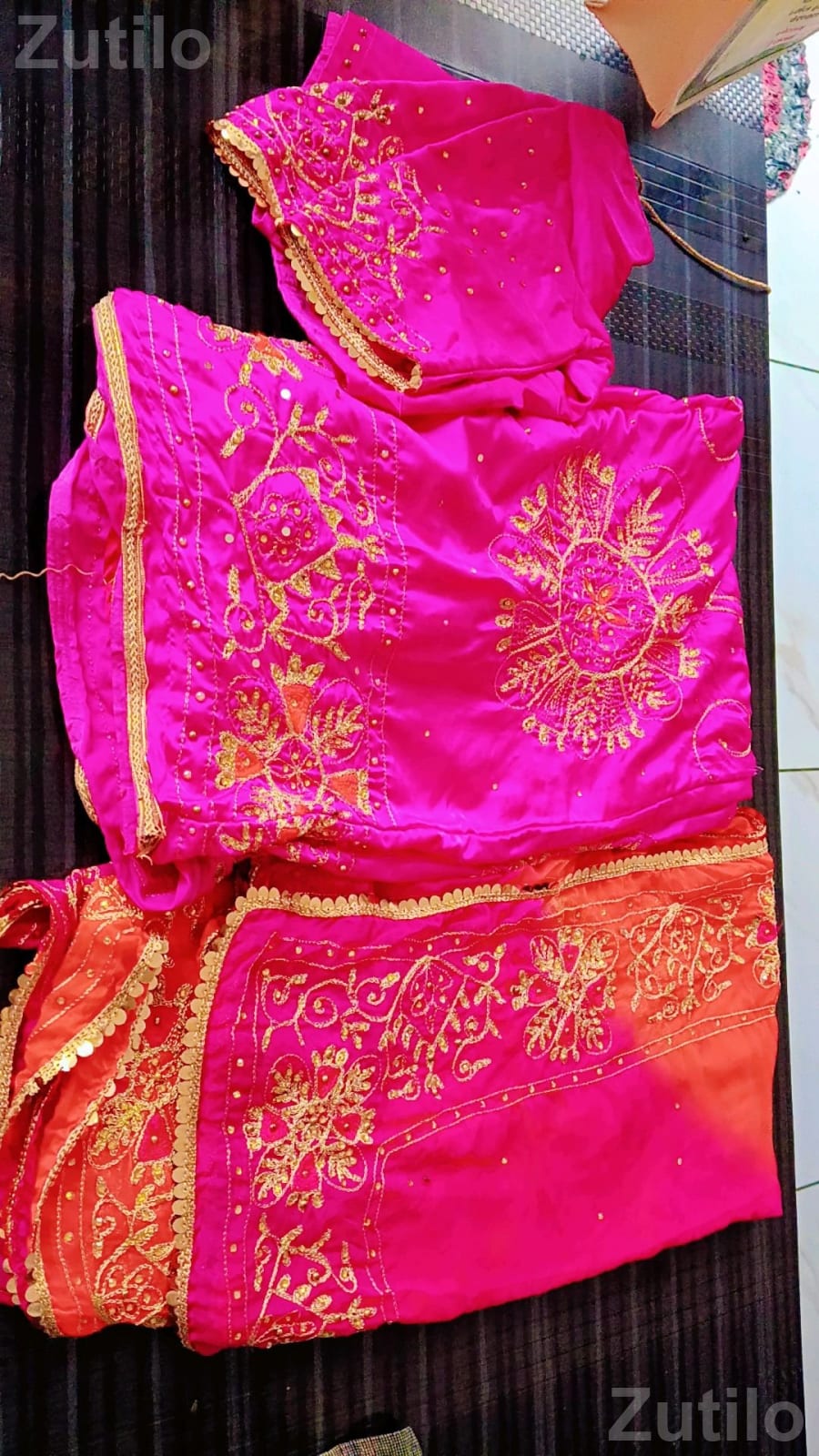 Pink Embroidered Chaniya Choli Set - Ethnic Wear - Keshod - Image 3