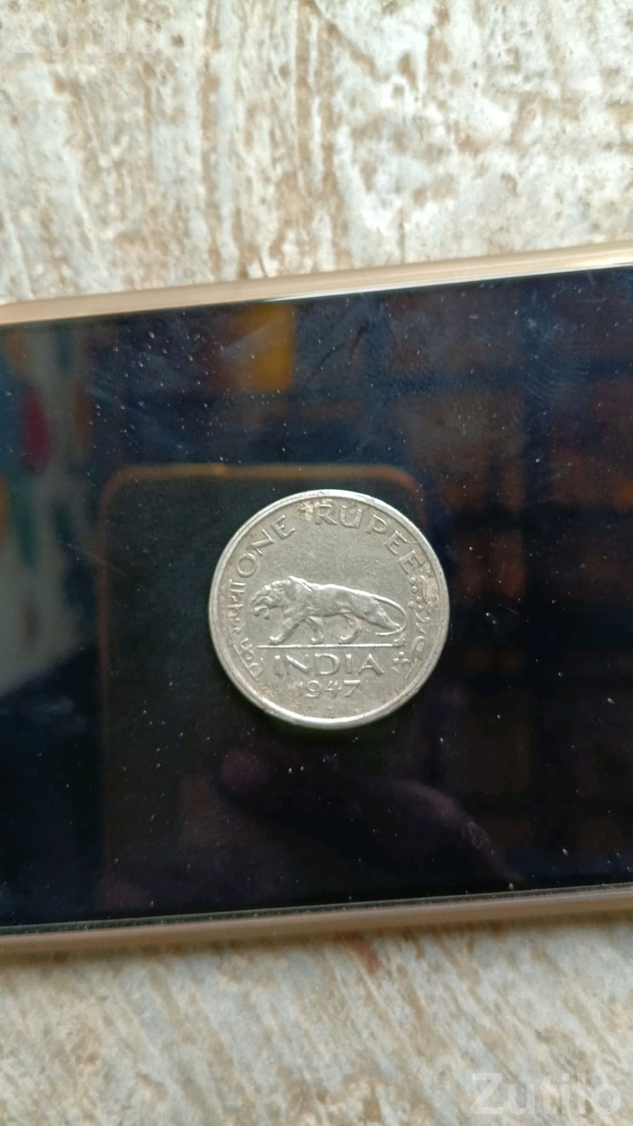 1947 India One Rupee Old Collectible Coin 1947 India One Rupee Old Collectible Coin