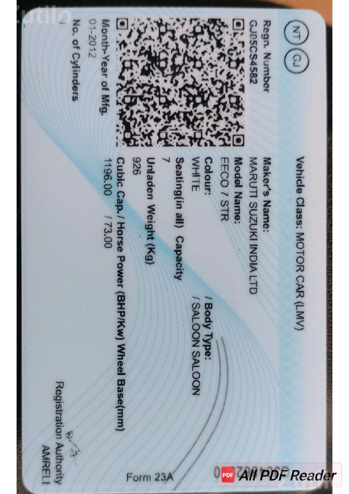 2012 Maruti Suzuki Eeco 7 Seater Petrol CNG 2012 Maruti Suzuki Eeco 7 Seater Petrol CNG