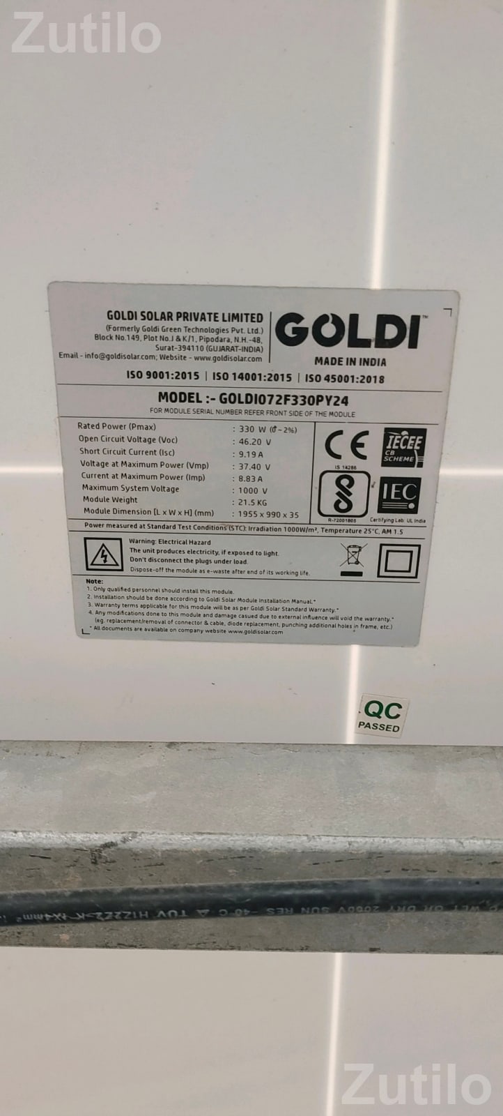 Solar Panels Set of 9 - Generators & Power Equip. - Amreli City - Image 2