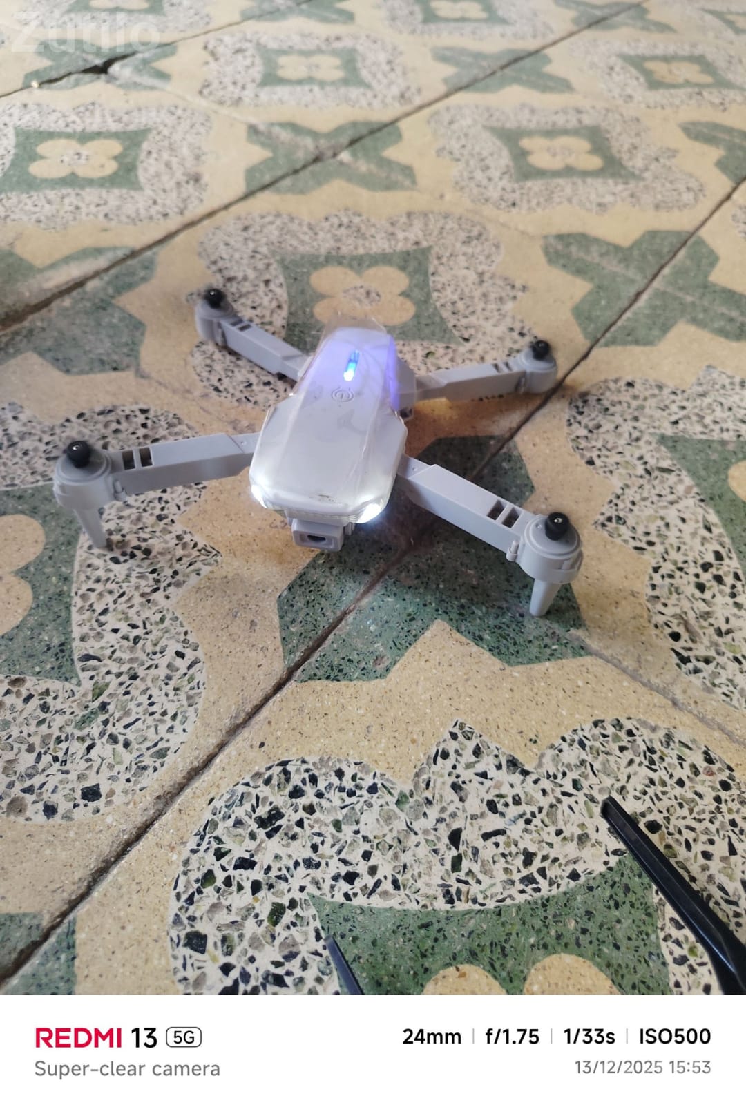 Foldable Drone Camera with Dual Battery