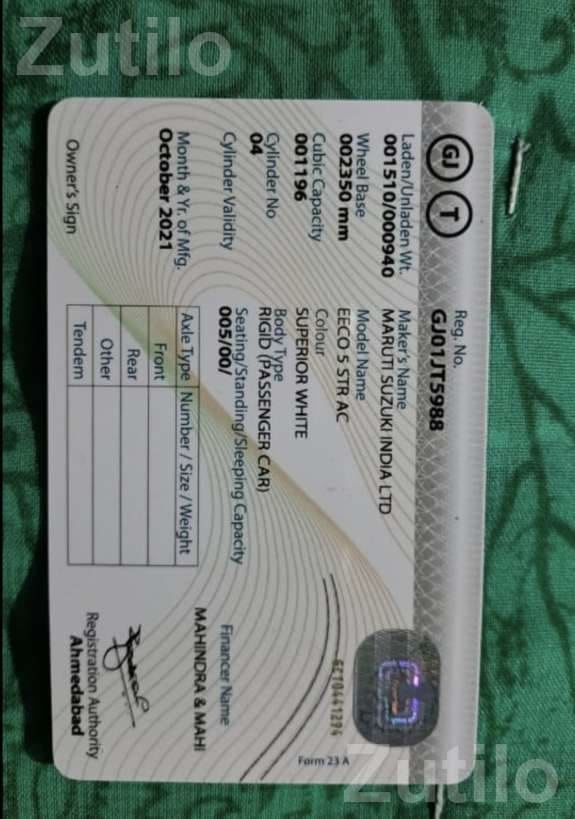 2022 Maruti Suzuki Eeco 5 Seater AC Heater